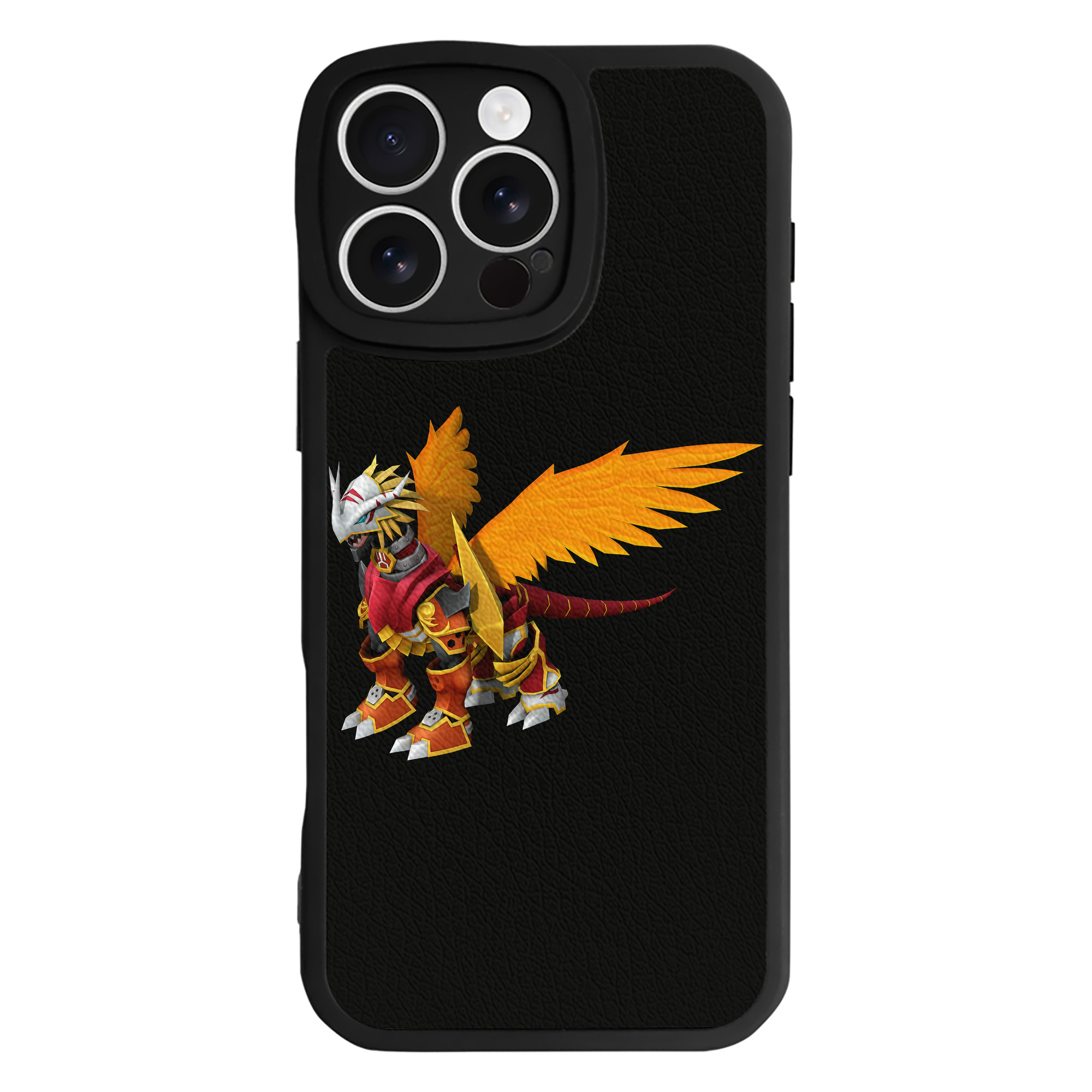 （画像用） Digimon デジタルモンスター/デジモン 【iPhone 16シリーズ対応】シリコンスマホケース（レザー調） 材質：シリコン
